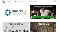Desktop Screenshot of indieflixfoundation.org